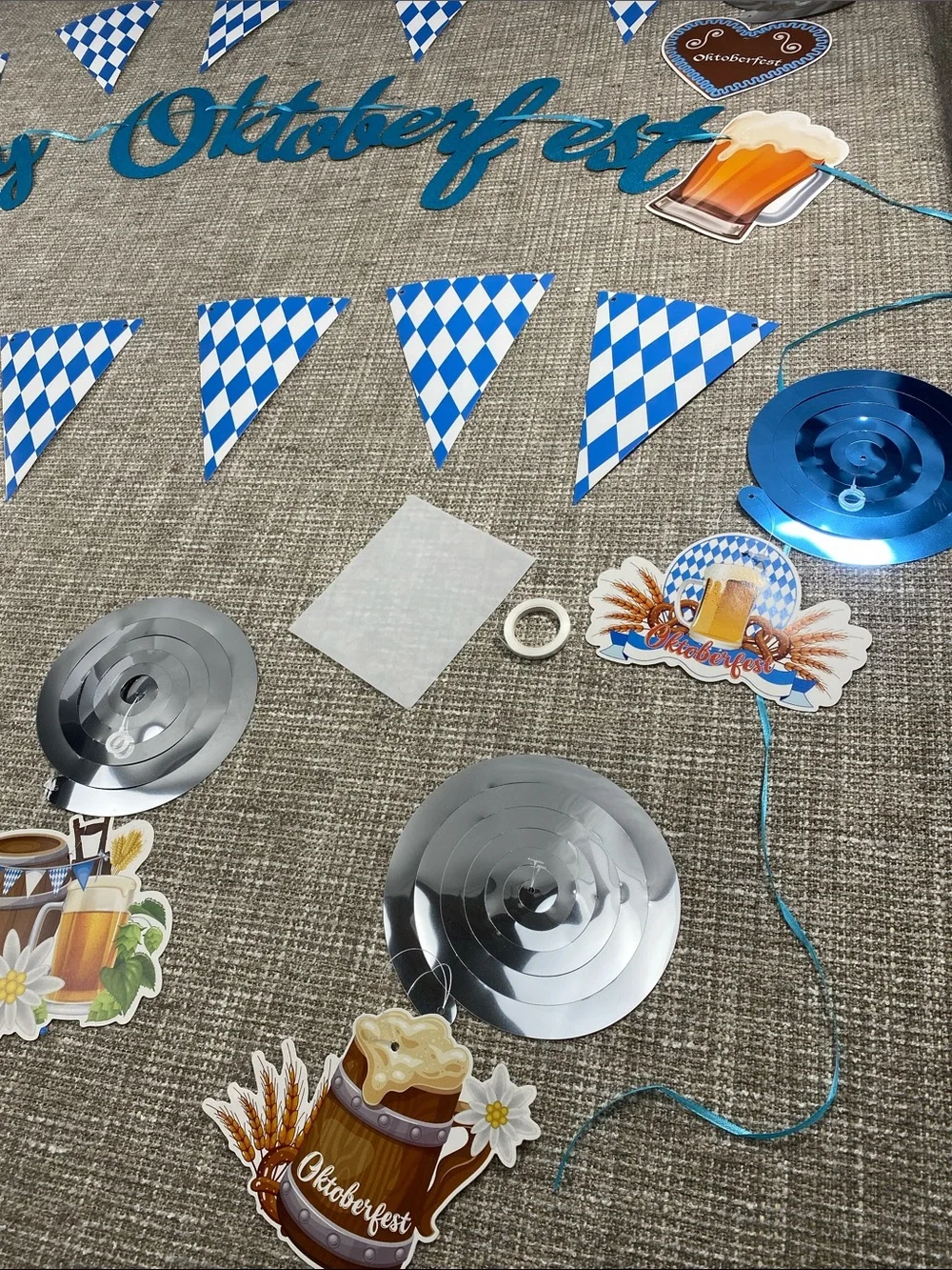 Happy Oktoberfest Party Garland Decorations